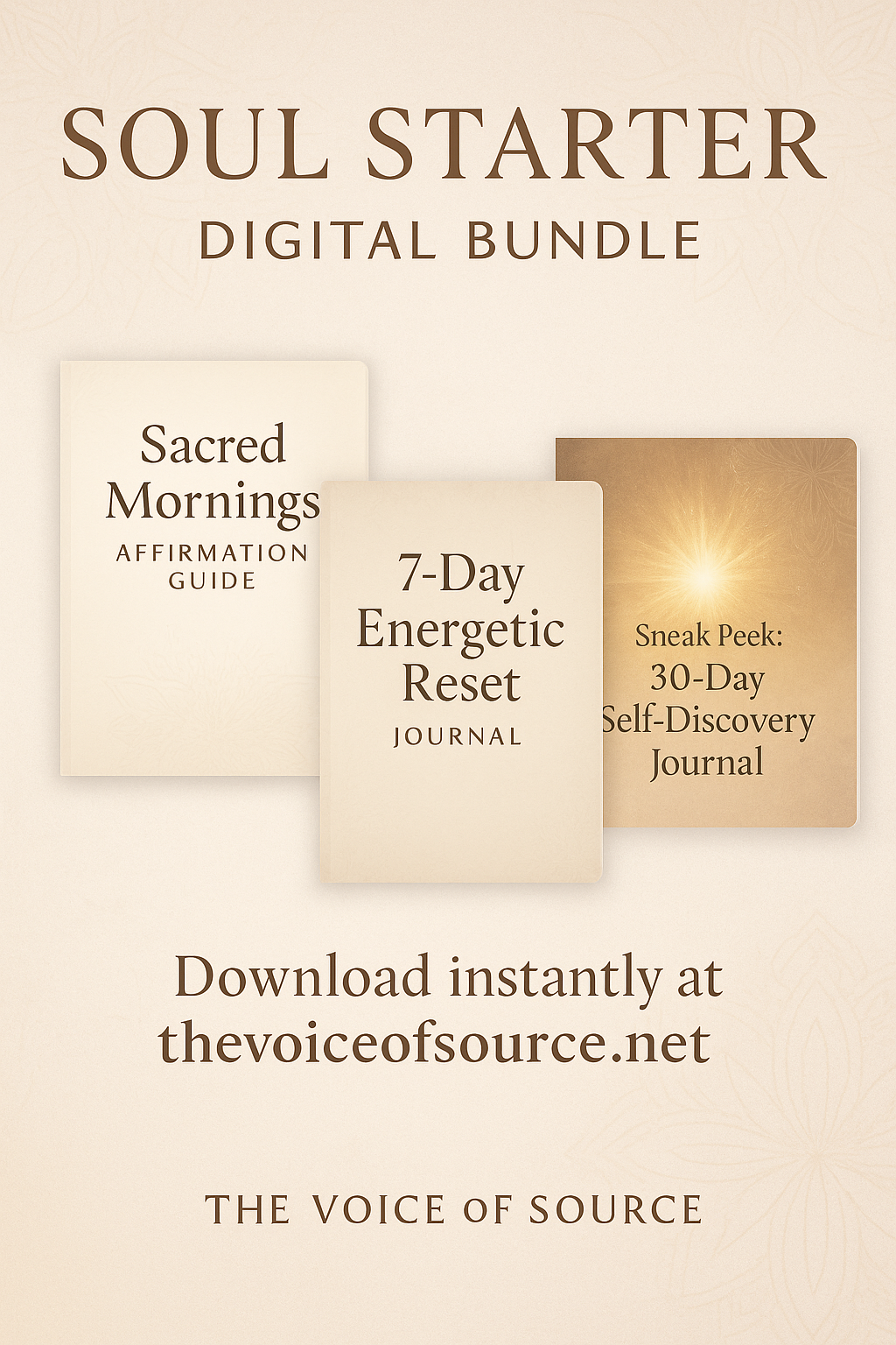 Soul Starter Digital Bundle A Ritual Toolkit for Daily Awakening